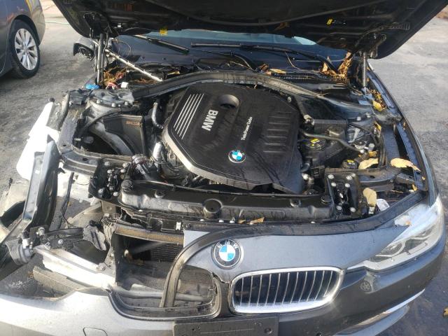 WBA8B7C53JA411849 - 2018 BMW 340 XI GRAY photo 7