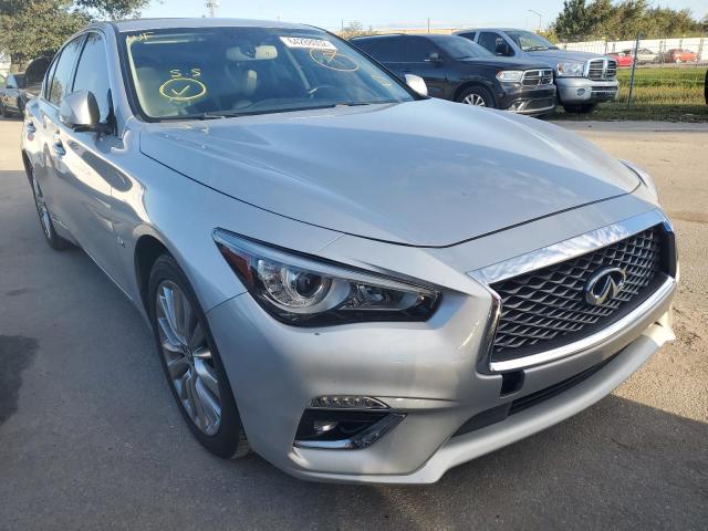 JN1EV7AP2LM205542 - 2020 INFINITI Q50 PURE SILVER photo 1