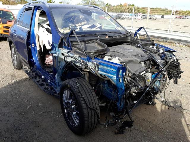 4JGFB5KB7MA407258 - 2021 MERCEDES-BENZ GLE 450 4M BLUE photo 1