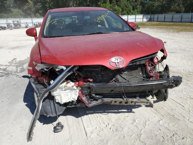 4T3ZK3BB3AU026638 - 2010 TOYOTA VENZA RED photo 9