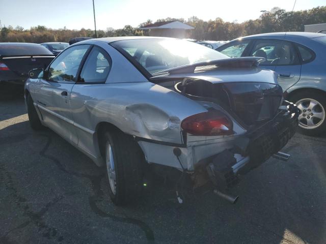 1G2JD12T927174380 - 2002 PONTIAC SUNFIRE GT SILVER photo 3