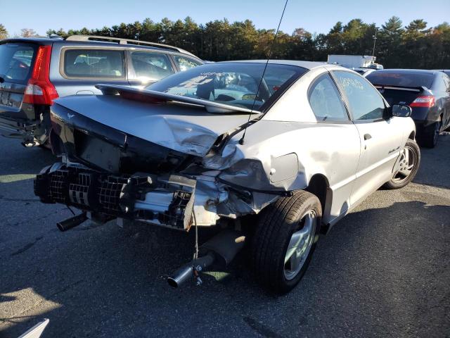 1G2JD12T927174380 - 2002 PONTIAC SUNFIRE GT SILVER photo 4