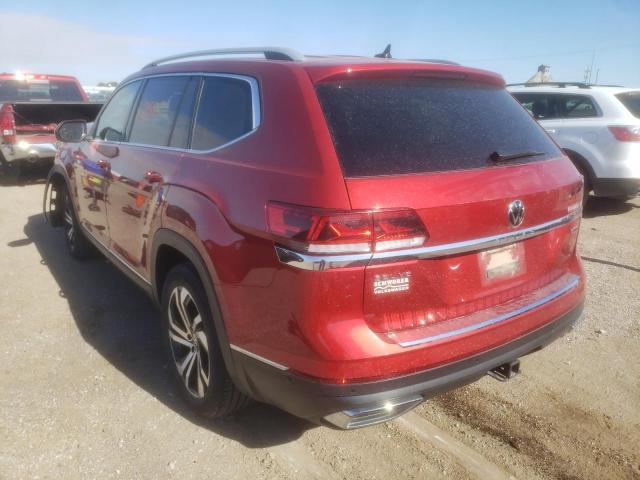 1V2TR2CA0MC566164 - 2021 VOLKSWAGEN ATLAS SEL Qırmızı foto 3