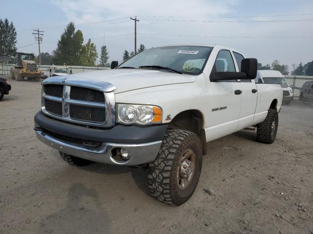 3D7KS28C25G846071 - 2005 DODGE RAM 2500 S WHITE photo 2