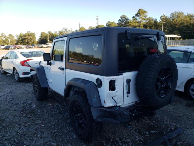 1C4AJWAGXFL763831 - 2015 JEEP WRANGLER S WHITE photo 3