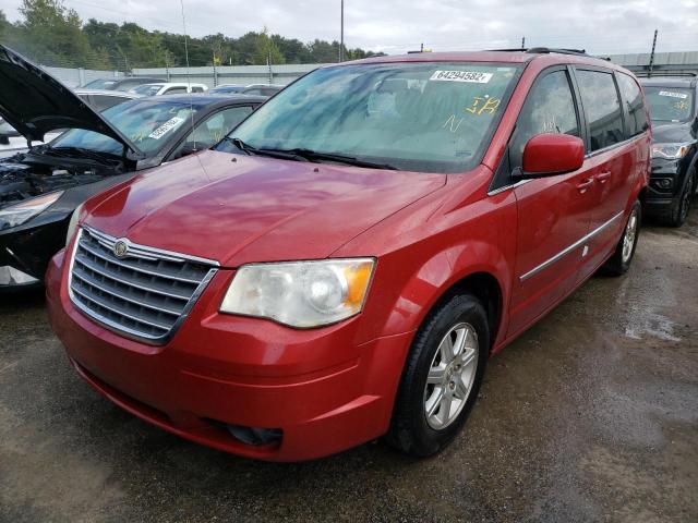 2A8HR54149R525891 - 2009 CHRYSLER TOWN & COU RED photo 2