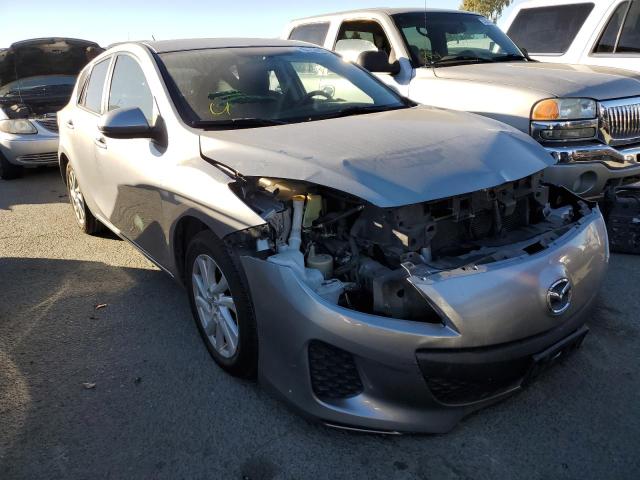 JM1BL1M86C1579533 - 2012 MAZDA 3 I SILVER photo 1