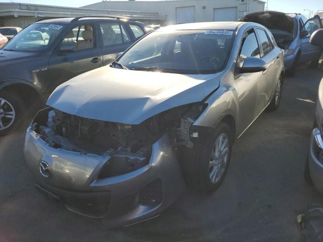 JM1BL1M86C1579533 - 2012 MAZDA 3 I SILVER photo 2