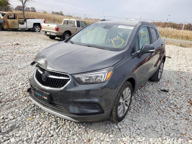 KL4CJASB5HB016722 - 2017 BUICK ENCORE PRE GRAY photo 2