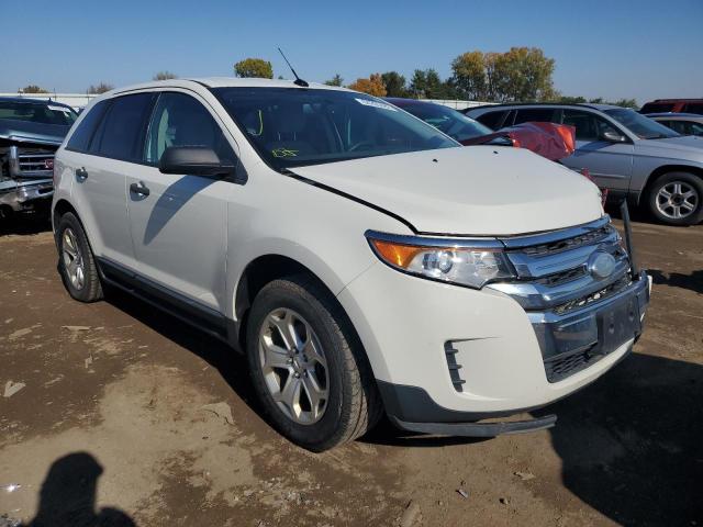 2FMDK3G94DBB99698 - 2013 FORD EDGE WHITE photo 1