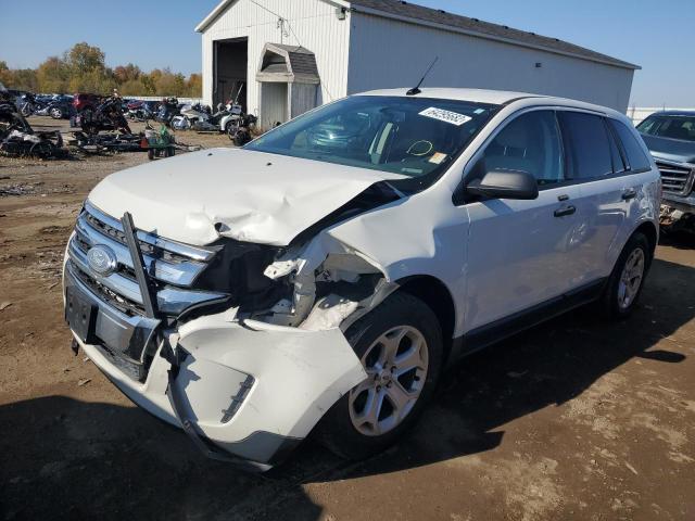 2FMDK3G94DBB99698 - 2013 FORD EDGE WHITE photo 2