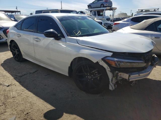2HGFE2F53NH581833 - 2022 HONDA CIVIC SPOR WHITE photo 1