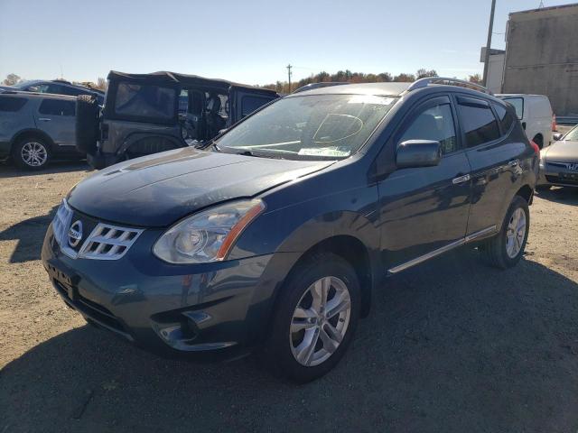 JN8AS5MV4CW387448 - 2012 NISSAN ROGUE BLUE photo 2