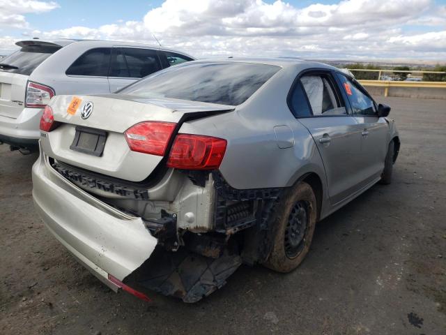 3VW1K7AJ7DM211209 - 2013 VOLKSWAGEN JETTA BASE 金色 照片 4