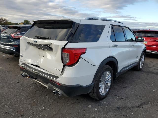 1FM5K8LC2NGB12345 - 2022 FORD EXPLORER K WHITE photo 4