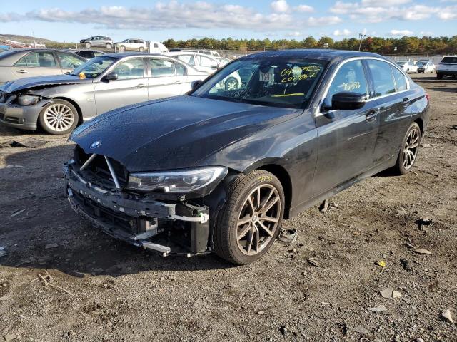 3MW5R7J02M8C07887 - 2021 BMW 330XI BLACK photo 2