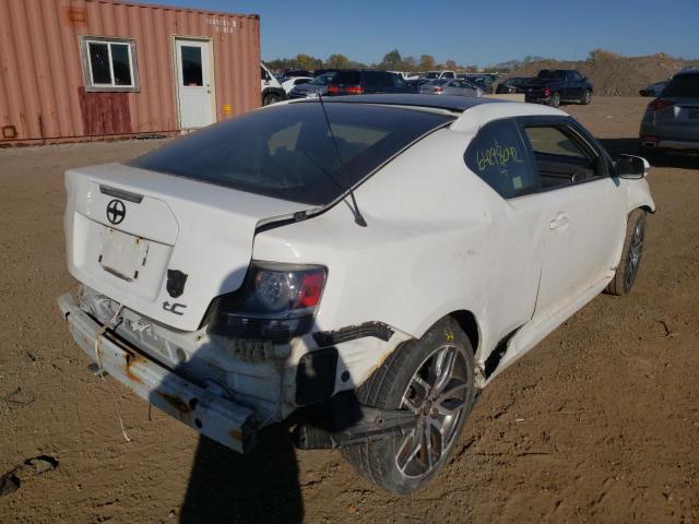 JTKJF5C77E3078198 - 2014 TOYOTA SCION TC أبيض صورة 4