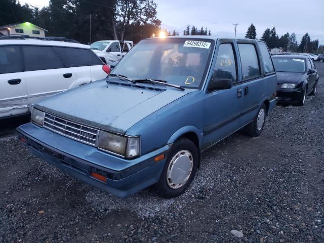 JN1HM05S9JX102913 - 1988 NISSAN STANZA BLUE photo 2