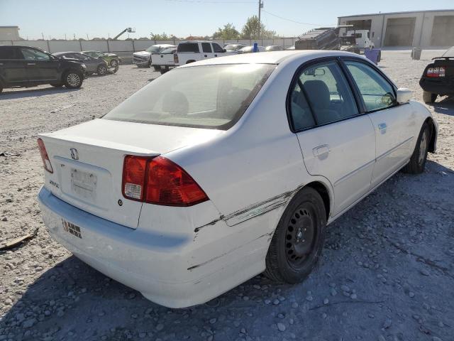 JHMES96645S014056 - 2005 HONDA CIVIC HYBR WHITE photo 4