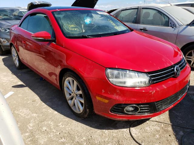 WVWBW7AH9CV006603 - 2012 VOLKSWAGEN EOS KOMFOR 红色 照片 1