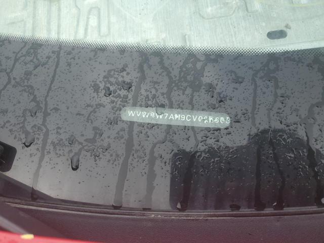 WVWBW7AH9CV006603 - 2012 VOLKSWAGEN EOS KOMFOR 红色 照片 10