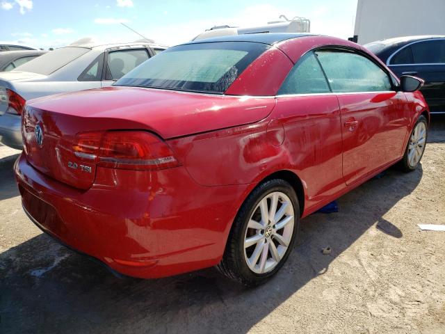 WVWBW7AH9CV006603 - 2012 VOLKSWAGEN EOS KOMFOR 红色 照片 4