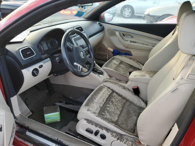 WVWBW7AH9CV006603 - 2012 VOLKSWAGEN EOS KOMFOR 红色 照片 5