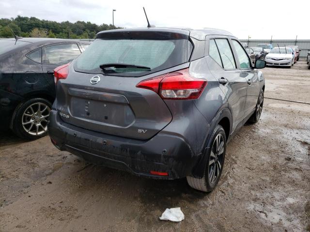 3N1CP5CV3LL541809 - 2020 NISSAN KICKS SV GRAY photo 4