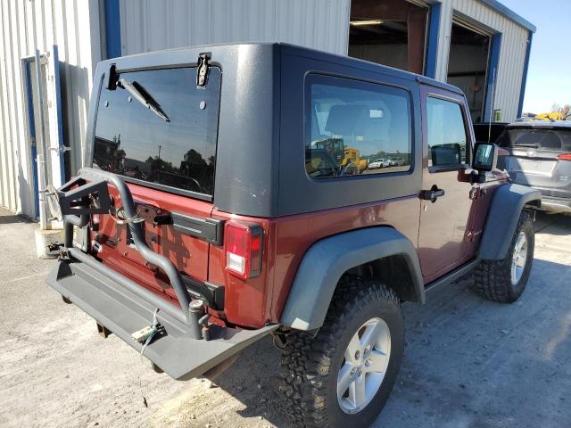 1J4GA64158L536951 - 2008 JEEP WRANGLER R BURGUNDY photo 4