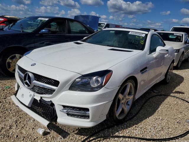 WDDPK4HA0FF101337 - 2015 MERCEDES-BENZ SLK 250 WHITE photo 2