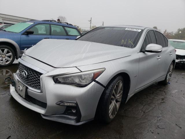 JN1EV7AR9JM445301 - 2018 INFINITI Q50 LUXE SILVER photo 2