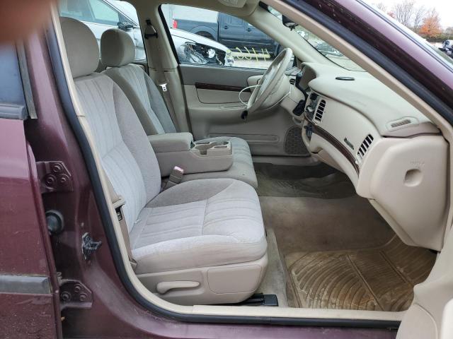 2G1WF52E749124995 - 2004 CHEVROLET IMPALA MAROON photo 5