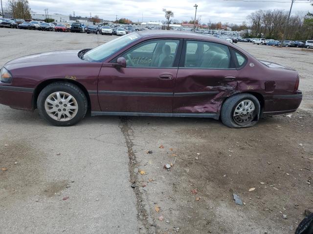 2G1WF52E749124995 - 2004 CHEVROLET IMPALA MAROON photo 9