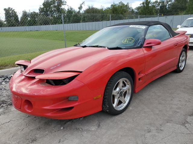 2G2FV32G7X2223138 - 1999 PONTIAC FIREBIRD T RED photo 2