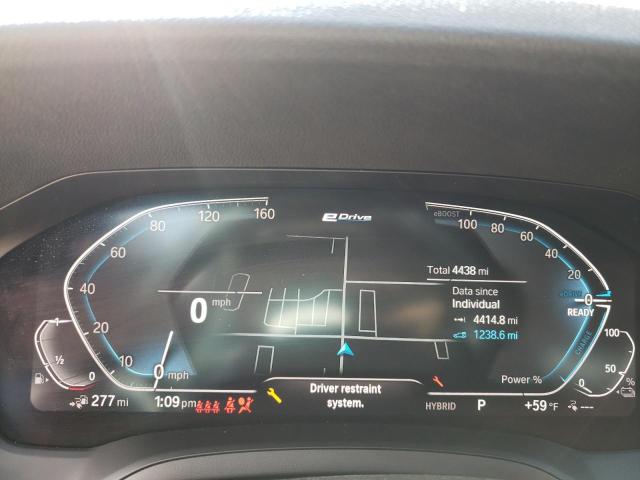 3MW5P9J04N8C23575 - 2022 BMW 330XE WHITE photo 8