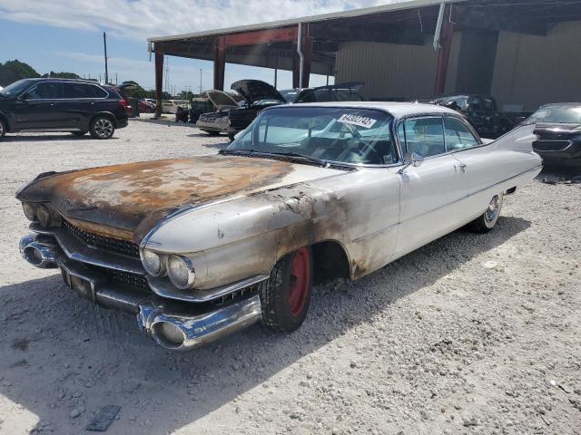 59J077985 - 1959 CADILLAC COUPE DEVI WHITE photo 2