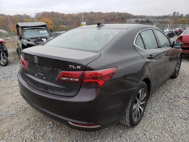 19UUB1F34FA017049 - 2015 ACURA TLX BLACK photo 4