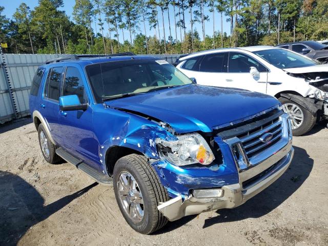 1FMEU7EE4AUA17834 - 2010 FORD EXPLORER E BLUE photo 1