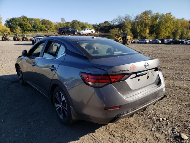 3N1AB8CV1LY243575 - 2020 NISSAN SENTRA SV GRAY photo 3