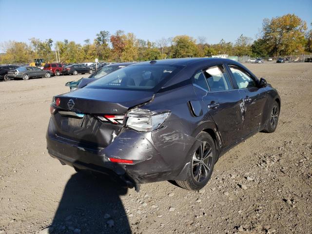 3N1AB8CV1LY243575 - 2020 NISSAN SENTRA SV GRAY photo 4