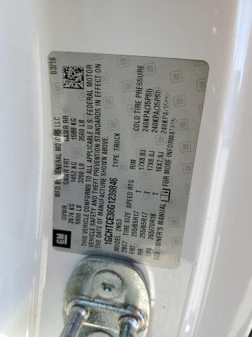 1GCHTCE36G1239846 - 2016 CHEVROLET COLORADO L WHITE photo 10