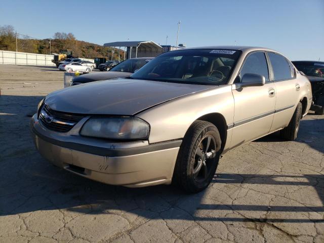 2G1WF52E039292346 - 2003 CHEVROLET IMPALA GOLD photo 2