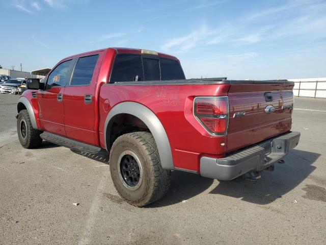 1FTFW1R60EFB17457 - 2014 FORD F150 SVT R RED photo 3