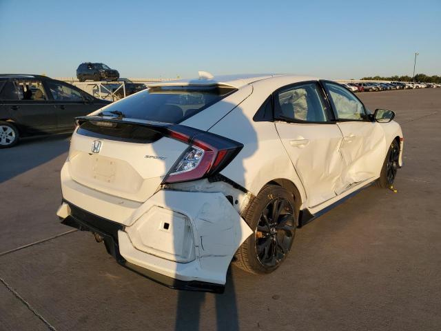 SHHFK7H49KU422503 - 2019 HONDA CIVIC SPOR WHITE photo 4