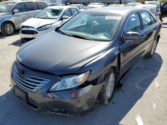 4T1BB46K69U082711 - 2009 TOYOTA CAMRY HYBR GRAY photo 2