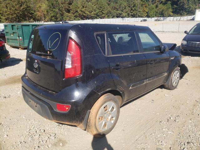 KNDJT2A56C7456257 - 2012 KIA SOUL BLACK photo 4