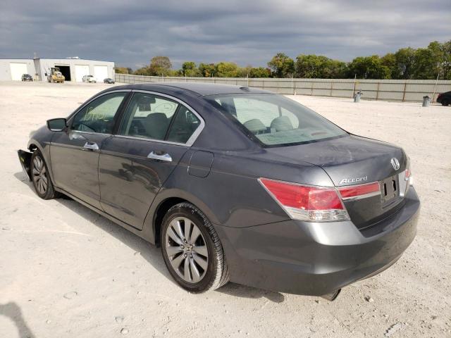 1HGCP3F84BA026347 - 2011 HONDA ACCORD EXL GRAY photo 3