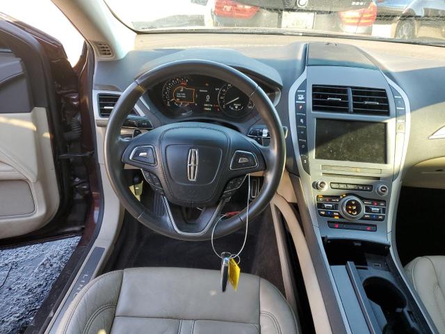 3LN6L5C96JR607509 - 2018 LINCOLN MKZ SELECT MAROON photo 9