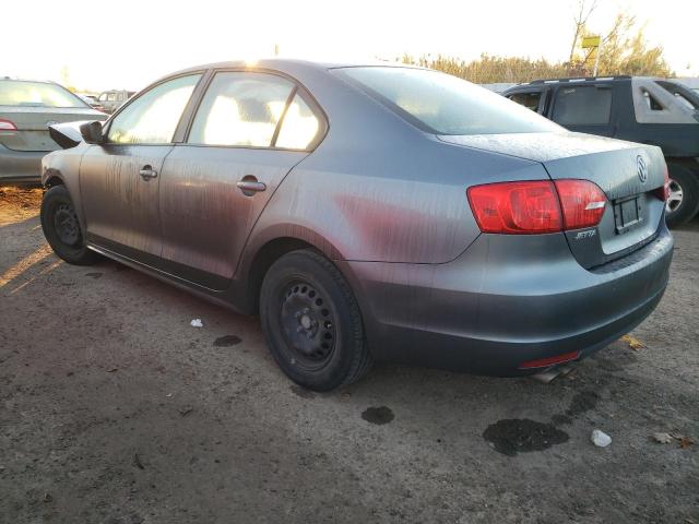 3VW2K7AJ9DM453648 - 2013 VOLKSWAGEN JETTA BASE 灰色 照片 3