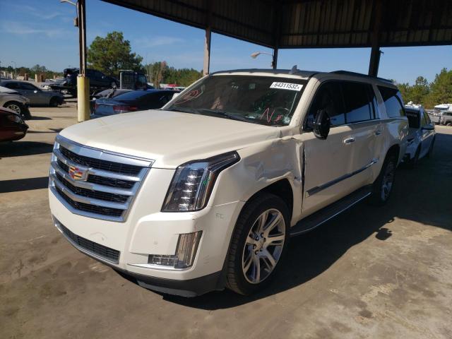 1GYS3SKJ4FR666360 - 2015 CADILLAC ESCALADE E WHITE photo 2